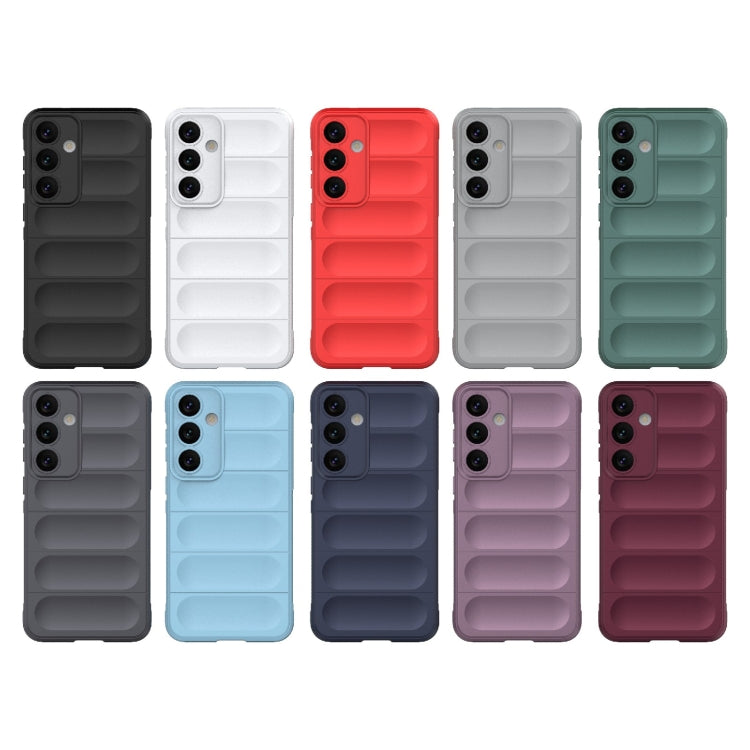 For Samsung Galaxy S24+ 5G Magic Shield TPU + Flannel Phone Case(Grey) - Galaxy S24+ 5G Cases by buy2fix | Online Shopping UK | buy2fix