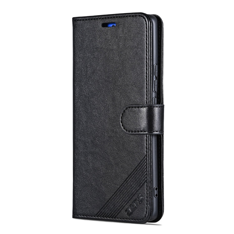 For OPPO Find X7 Ultra AZNS Sheepskin Texture Flip Leather Phone Case(Black) - Find X7 Ultra Cases by AZNS | Online Shopping UK | buy2fix