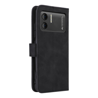 For Doogee X98 / X98 Pro Skin Feel Magnetic Flip Leather Phone Case(Black) - More Brand by buy2fix | Online Shopping UK | buy2fix