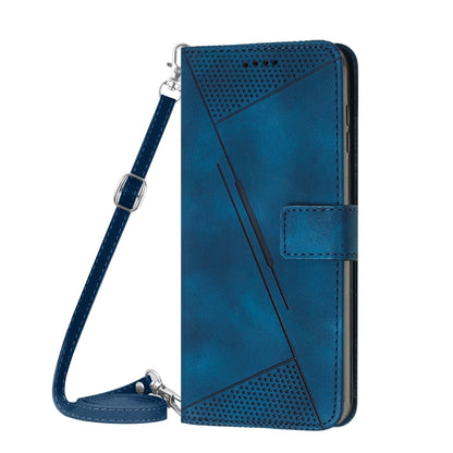 For Xiaomi Redmi K70E Dream Triangle Leather Phone Case with Lanyard(Blue) - K70E Cases by buy2fix | Online Shopping UK | buy2fix