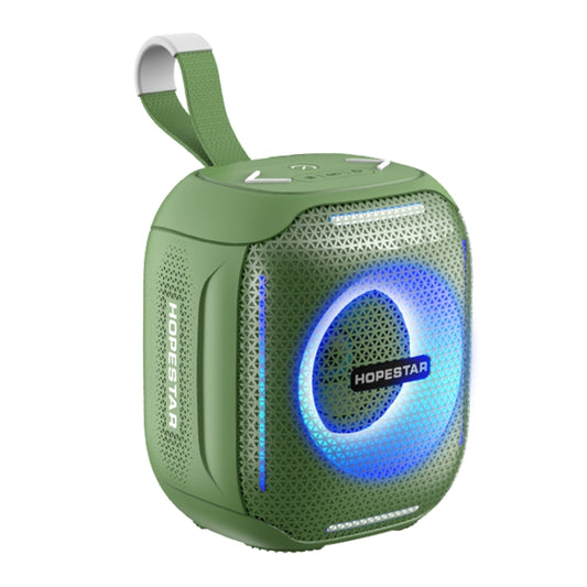 HOPESTAR Party 300mini IPX5 Waterproof Portable Bluetooth Speaker 360 Degree Stereo Outdoor Speaker(Army Green) - Waterproof Speaker by HOPESTAR | Online Shopping UK | buy2fix