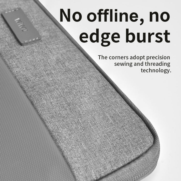 For 14 inch Laptop WIWU Minimalist Ultra-thin Laptop Sleeve(Grey) - 14.1 inch by WIWU | Online Shopping UK | buy2fix