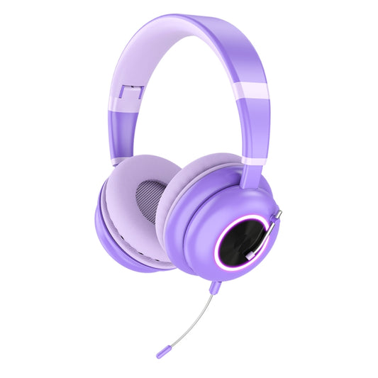 T&G KE-29 Foldable Wireless Headset with Microphone(Purple) - Multimedia Headset by T&G | Online Shopping UK | buy2fix