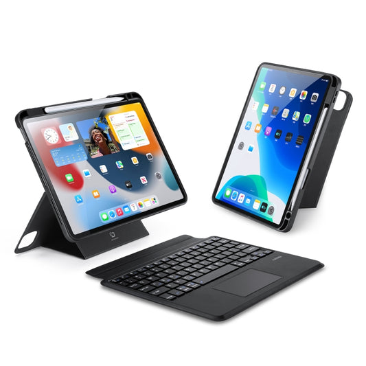 For iPad Air 4&5 / iPad Pro 11 2022 DUX DUCIS DK Series Magnetic Wireless Bluetooth Keyboard Tablet Case(Black) - For iPad Pro by DUX DUCIS | Online Shopping UK | buy2fix