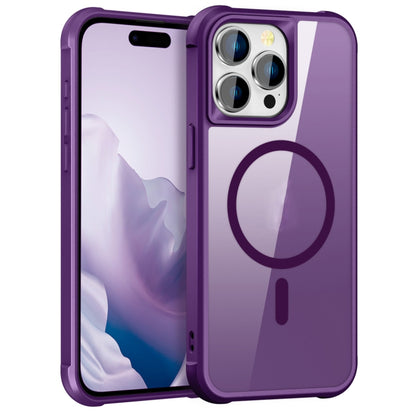 For iPhone 15 Pro MagSafe Magnetic Phone Case(Purple) - iPhone 15 Pro Cases by buy2fix | Online Shopping UK | buy2fix