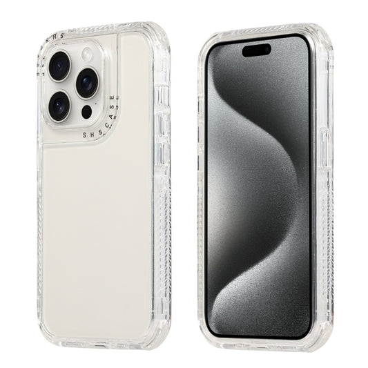 For iPhone 16 Pro Dreamland 3 in 1 Clear Color Transparent Frame PC + TPU Phone Case(White) - iPhone 16 Pro Cases by buy2fix | Online Shopping UK | buy2fix