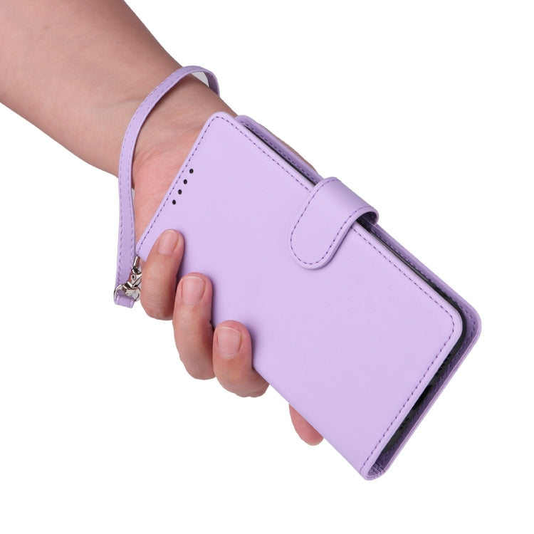 For iPhone 16 Plus BETOPNICE BN-005 2 in 1 Detachable Imitate Genuine Leather Phone Case(Light Purple) - iPhone 16 Plus Cases by BETOPNICE | Online Shopping UK | buy2fix