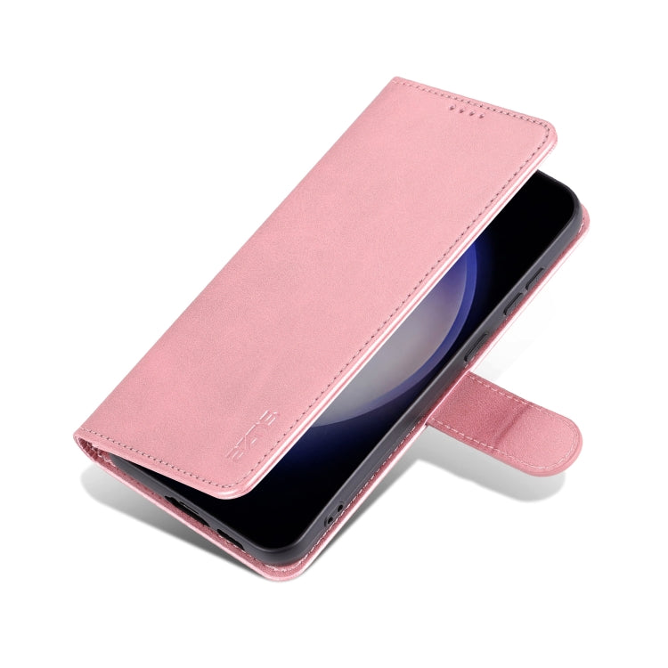 For Samsung Galaxy S24+ 5G AZNS Skin Feel Calf Texture Flip Leather Phone Case(Rose Gold) - Galaxy S24+ 5G Cases by AZNS | Online Shopping UK | buy2fix