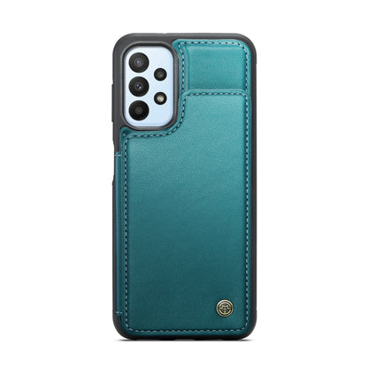 For Samsung Galaxy A23 CaseMe C22 Card Slots Holder RFID Anti-theft Phone Case(Blue Green) - Galaxy Phone Cases by CaseMe | Online Shopping UK | buy2fix