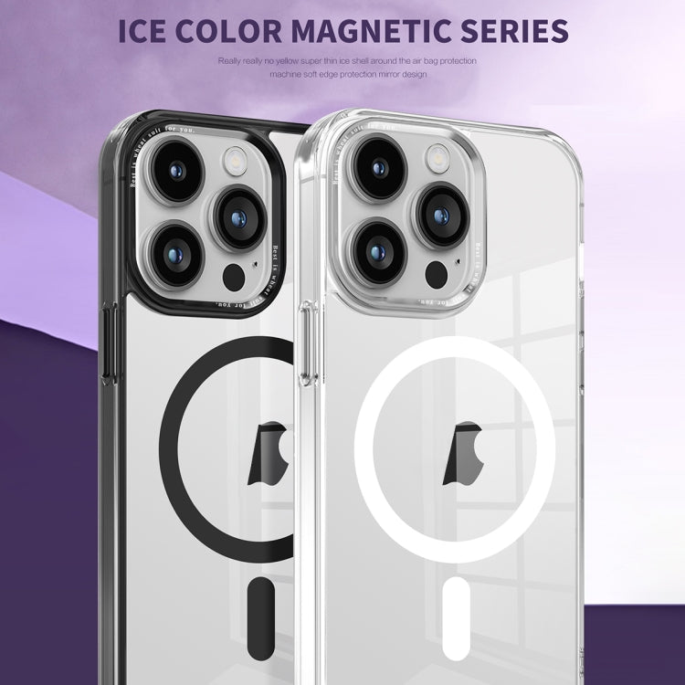 For iPhone 11 Ice Color Magnetic Series PC + Acrylic Magsafe Phone Case(Blue) - iPhone 11 Cases by buy2fix | Online Shopping UK | buy2fix