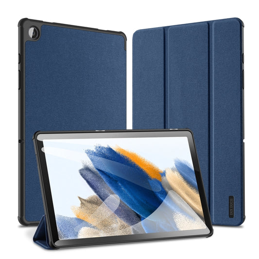 For Samsung Galaxy Tab A9+ DUX DUCIS Domo Series Magnetic Flip Leather Tablet Case(Blue) - Galaxy Tab A9+ by DUX DUCIS | Online Shopping UK | buy2fix