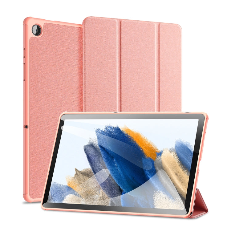 For Samsung Galaxy Tab A9+ DUX DUCIS Domo Series Magnetic Flip Leather Tablet Case(Pink) - Galaxy Tab A9+ by DUX DUCIS | Online Shopping UK | buy2fix