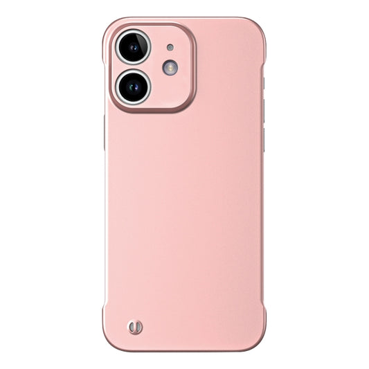 For iPhone 11 Frameless Metallic Paint Hybrid PC Phone Case(Rose Gold) - iPhone 11 Cases by buy2fix | Online Shopping UK | buy2fix