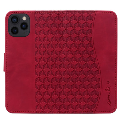 For iPhone 16 Pro Business Diamond Buckle Leather Phone Case with Lanyard(Wine Red) - iPhone 16 Pro Cases by buy2fix | Online Shopping UK | buy2fix