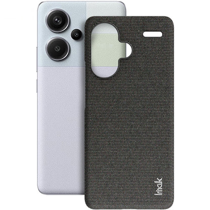 For Xiaomi Redmi Note 13 Pro+ 5G imak Ruiyi Series Cloth Texture PU + PC Phone Case(Black) - Xiaomi Cases by imak | Online Shopping UK | buy2fix