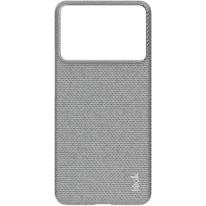 For Xiaomi Redmi K70 5G/K70 Pro 5G imak Ruiyi Series Cloth Texture PU + PC Phone Case(Light Grey) - K70 Pro Cases by imak | Online Shopping UK | buy2fix