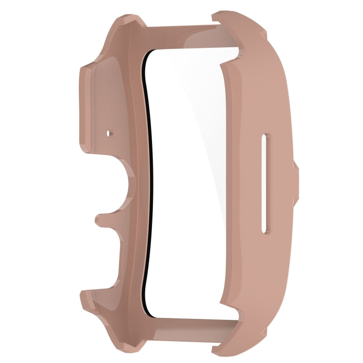 For OPPO Watch 4 Pro PC + Tempered Film Integrated Watch Protective Case(Pink) -  by buy2fix | Online Shopping UK | buy2fix