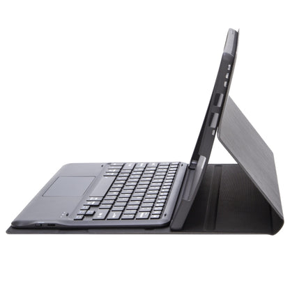 For Microsoft Surface Pro 9 SF129-A Tree Texture Touchpad Bluetooth Keyboard Leather Tablet Case(Black) - Others Keyboard by buy2fix | Online Shopping UK | buy2fix