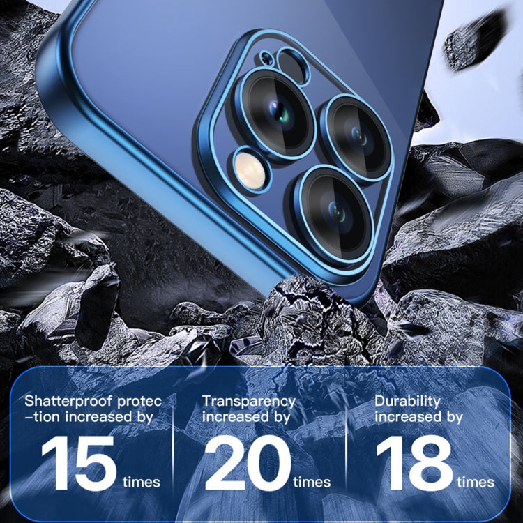For iPhone 15 Pro Max TOTUDESIGN PC-3 Series MagSafe Electroplating TPU Phone Case(Blue) - iPhone 15 Pro Max Cases by TOTUDESIGN | Online Shopping UK | buy2fix