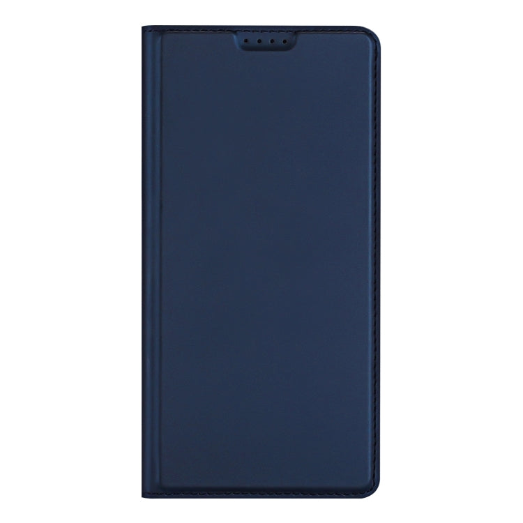 For Samsung Galaxy A55 5G DUX DUCIS Skin Pro Series Flip Leather Phone Case(Blue) - Galaxy Phone Cases by DUX DUCIS | Online Shopping UK | buy2fix