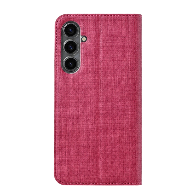 For Samsung Galaxy S23 FE 5G ViLi DMX Series TPU + PU Leather Magnetic Phone Case(Rose Red) - Galaxy S23 FE 5G Cases by ViLi | Online Shopping UK | buy2fix