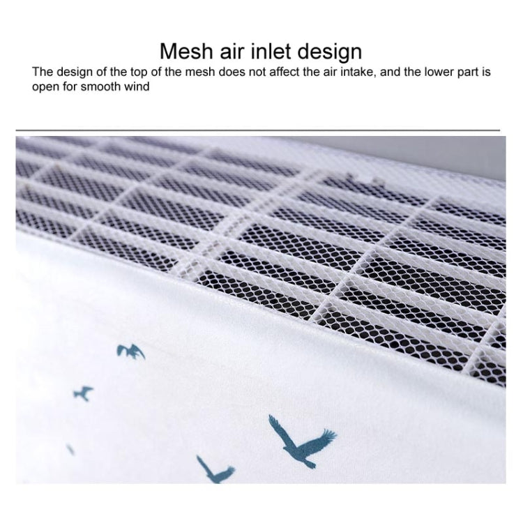 Do Not Take Dust-proof And Anti Direct Blowing Simple Wind Hanging Machine Air Conditioner Moon Cover, Size:Width 86 × Thickness 20 × Height 90cm(Flamingo) - Dust Covers by buy2fix | Online Shopping UK | buy2fix