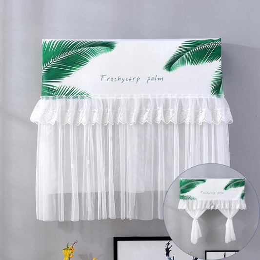 Do Not Take Dust-proof And Anti Direct Blowing Simple Wind Hanging Machine Air Conditioner Moon Cover, Size:Width 98 × Thickness 20 × Height 90cm(Plantain Leaves) - Dust Covers by buy2fix | Online Shopping UK | buy2fix