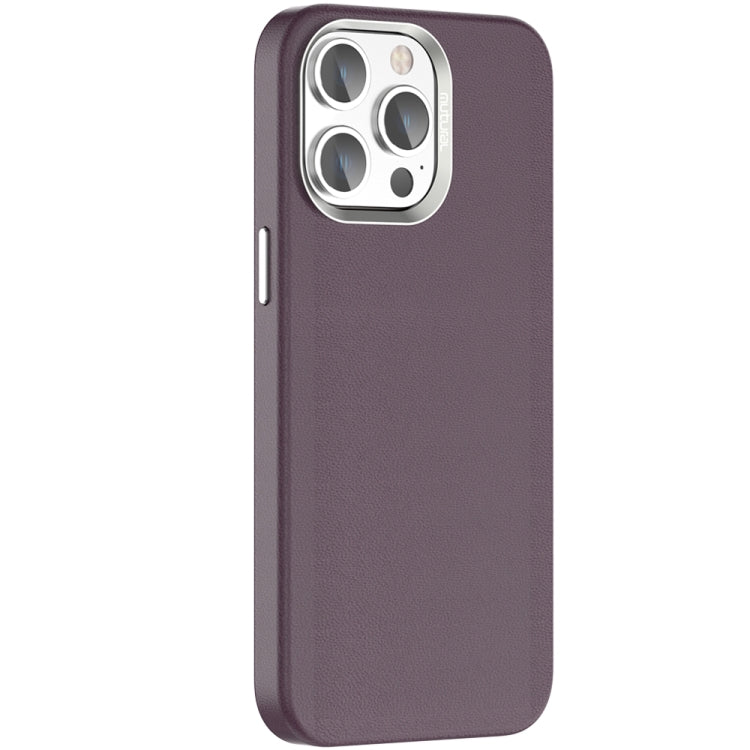 For iPhone 15 Pro Mutural Mingdian Series MagSafe Magnetic Phone Case(Dark Purple) - iPhone 15 Pro Cases by Mutural | Online Shopping UK | buy2fix