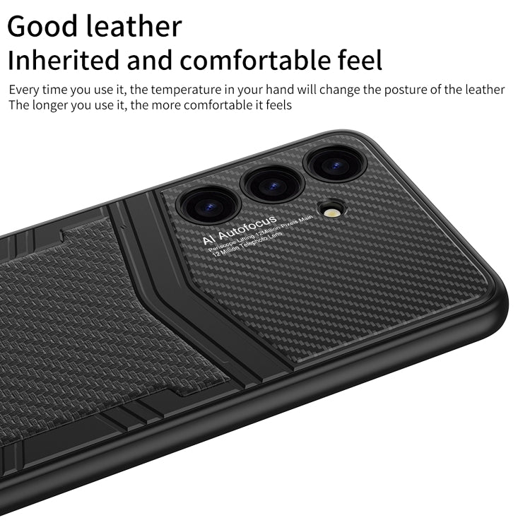 For Samsung Galaxy S24 5G GKK TPU + PU Full Coverage Phone Case(Twill Texture) - Galaxy S24 5G Cases by GKK | Online Shopping UK | buy2fix