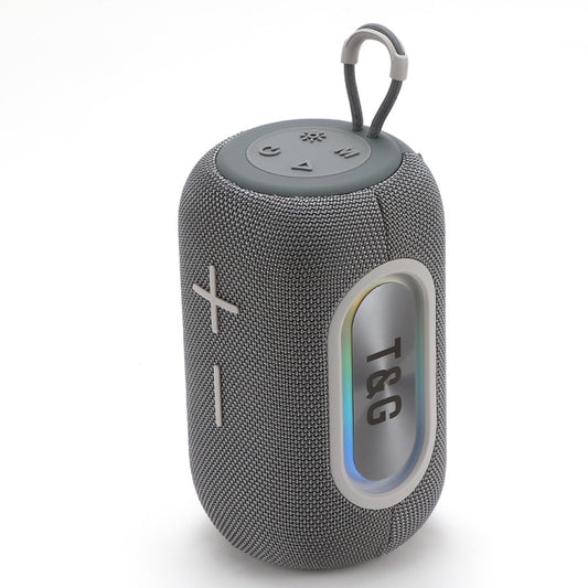 T&G TG665 20W LED Portable Subwoofer Wireless Bluetooth Speaker(Grey) - Desktop Speaker by T&G | Online Shopping UK | buy2fix