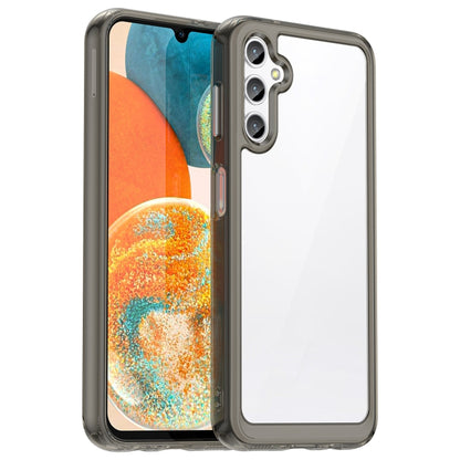 For Samsung Galaxy Jump 3 Colorful Series Acrylic Hybrid TPU Phone Case(Transparent Grey) - Galaxy Phone Cases by buy2fix | Online Shopping UK | buy2fix