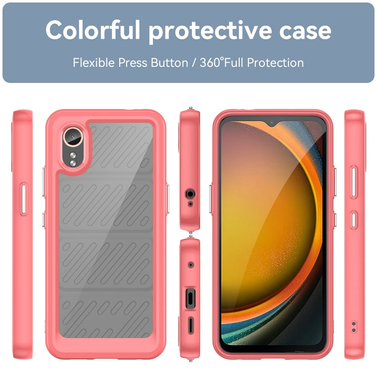 For Samsung Galaxy XCover 7 Colorful Series Acrylic Hybrid TPU Phone Case(Red) - Galaxy Phone Cases by buy2fix | Online Shopping UK | buy2fix