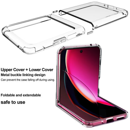 For Motorola Razr 40 Ultra imak UX-6 series All-inclusive Shockproof Airbag TPU Invisible Phone Case(Transparent) - Motorola Cases by imak | Online Shopping UK | buy2fix