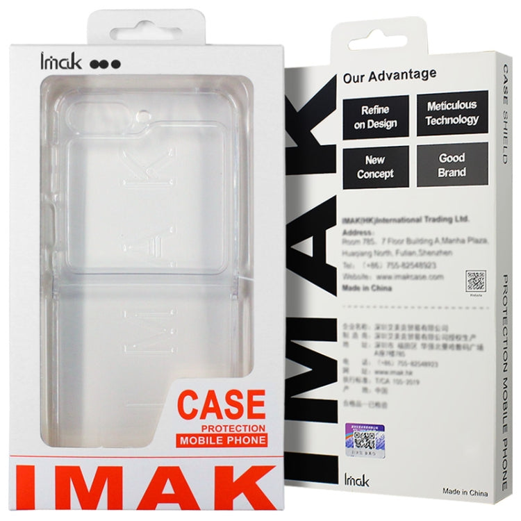 For Motorola Razr 40 Ultra imak UX-6 series All-inclusive Shockproof Airbag TPU Invisible Phone Case(Transparent) - Motorola Cases by imak | Online Shopping UK | buy2fix