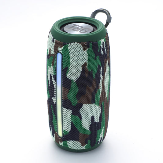 T&G TG663 Portable Colorful LED Wireless Bluetooth Speaker Outdoor Subwoofer(Camouflage) - Desktop Speaker by T&G | Online Shopping UK | buy2fix