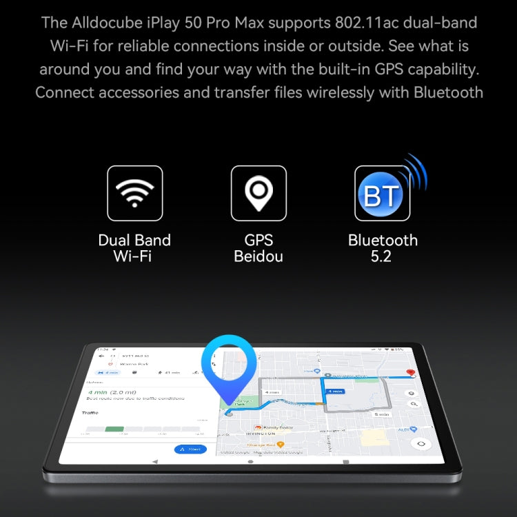 ALLDOCUBE iPlay 50 Pro Max 4G LTE Tablet, 8GB+256GB, 10.4 inch Android 13 Helio G99 Octa Core Support Dual SIM(Grey) - ALLDOCUBE by ALLDOCUBE | Online Shopping UK | buy2fix