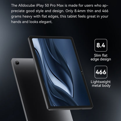 ALLDOCUBE iPlay 50 Pro Max 4G LTE Tablet, 8GB+256GB, 10.4 inch Android 13 Helio G99 Octa Core Support Dual SIM(Grey) - ALLDOCUBE by ALLDOCUBE | Online Shopping UK | buy2fix