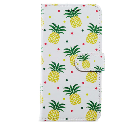 For Ulefone Note 14 Painted Pattern Horizontal Flip Leather Phone Case(Pineapple) - Ulefone Cases by buy2fix | Online Shopping UK | buy2fix