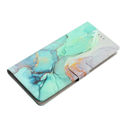 For Ulefone Note 14 Colored Drawing Leather Phone Case(Green Marble) - Ulefone Cases by buy2fix | Online Shopping UK | buy2fix