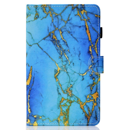 For Lenovo Tab M11/ Xiaoxin Pad 11 2024 Coloured Drawing Stitching Smart Leather Tablet Case(Gilded Marble) - Lenovo by buy2fix | Online Shopping UK | buy2fix