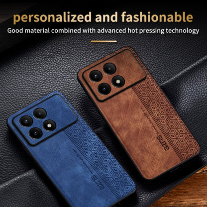 For Xiaomi Redmi K70 AZNS 3D Embossed Skin Feel Phone Case(Sapphire Blue) - Xiaomi Cases by AZNS | Online Shopping UK | buy2fix