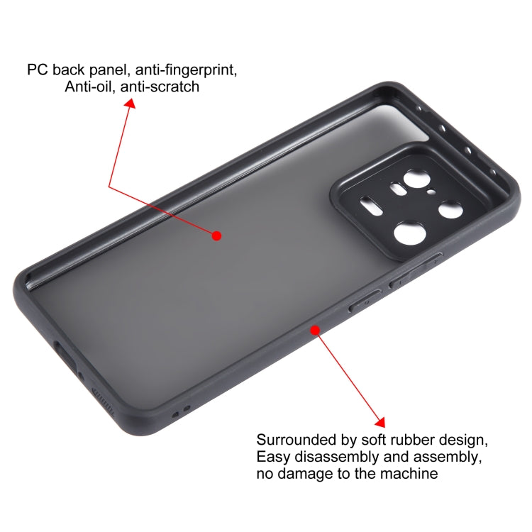 For Xiaomi 13 Pro Fine Pore Matte Black TPU + PC Phone Case - 13 Pro Cases by buy2fix | Online Shopping UK | buy2fix