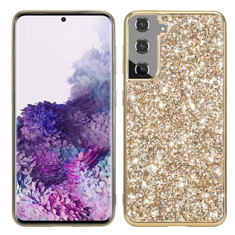 For Samsung Galaxy S24 5G Glitter Powder TPU Phone Case(Gold) - Galaxy S24 5G Cases by buy2fix | Online Shopping UK | buy2fix