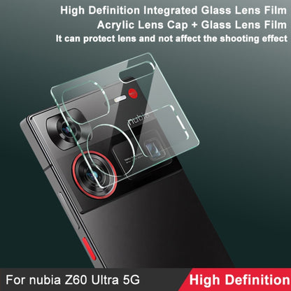 For ZTE nubia Z60 Ultra 5G imak Integrated Rear Camera Lens Tempered Glass Film with Lens Cap - Other by imak | Online Shopping UK | buy2fix