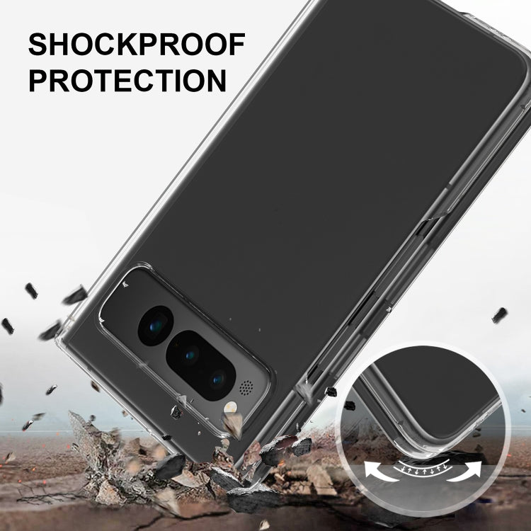 For Google Pixel Fold Scratchproof PC Transparent Phone Case - Google Cases by buy2fix | Online Shopping UK | buy2fix