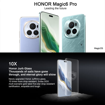 Honor Magic6 Pro, 12GB+256GB,  6.8 inch Magic OS 8.0 Snapdragon 8 Gen 3 Octa Core up to 3.3GHz, Network: 5G, OTG, NFC, Support Google Play(Black) - Honor by Huawei | Online Shopping UK | buy2fix