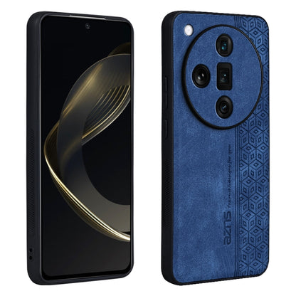 For OPPO Find X7 Ultra AZNS 3D Embossed Skin Feel Phone Case(Sapphire Blue) - Find X7 Ultra Cases by AZNS | Online Shopping UK | buy2fix