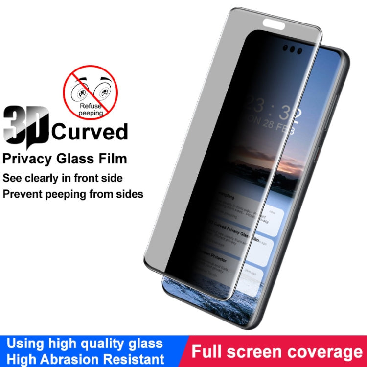 For Huawei Mate 60 RS Ultimate IMAK 3D Curved Privacy Anti-glare Tempered Glass Film - Huawei Tempered Glass by imak | Online Shopping UK | buy2fix