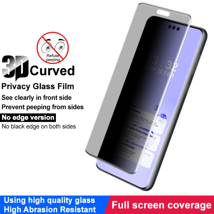 For Huawei Mate 60 RS Ultimate imak 3D Curved Privacy Full Screen Tempered Glass Film - Huawei Tempered Glass by imak | Online Shopping UK | buy2fix
