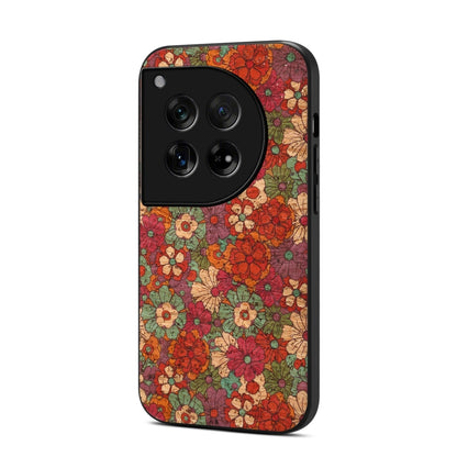 For OnePlus 12 Four Seasons Flower Language Series TPU Phone Case(Summer Red) - OnePlus Cases by buy2fix | Online Shopping UK | buy2fix